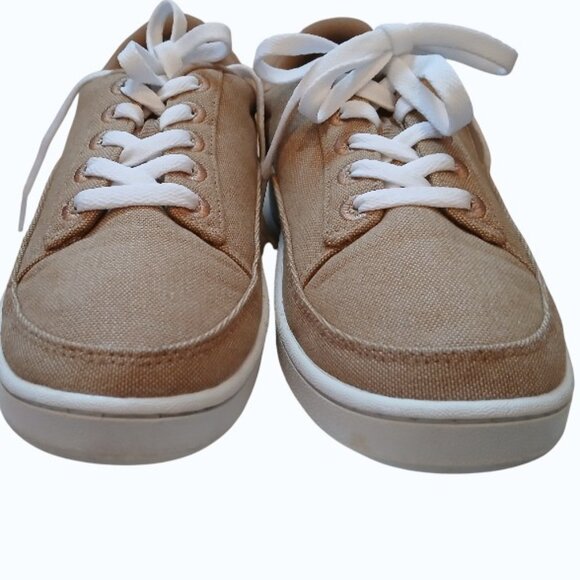 ALLBIRDS Pacer Camel Canvas Lace Up Sneakers - LIKE NEW - Picture 4 of 12